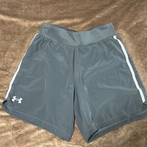 Men’s Under Armour Shorts 5”, Launch, Grey